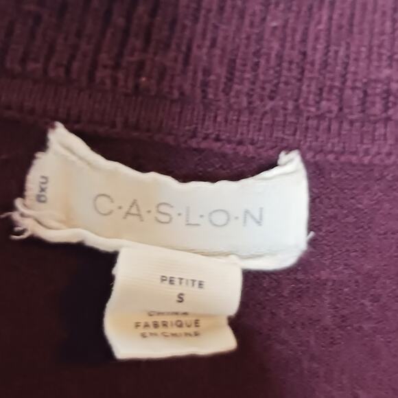 Caslon Burgundy Cowl Neck Tunic Style Sweater - Picture 7 of 7